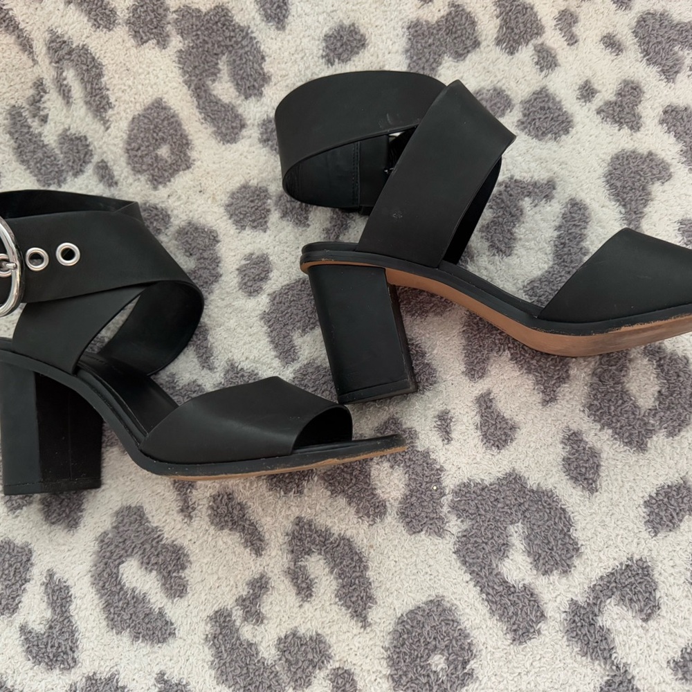 Rebecca Minkoff Black Sandals size 8.5 - Picture 3 of 5